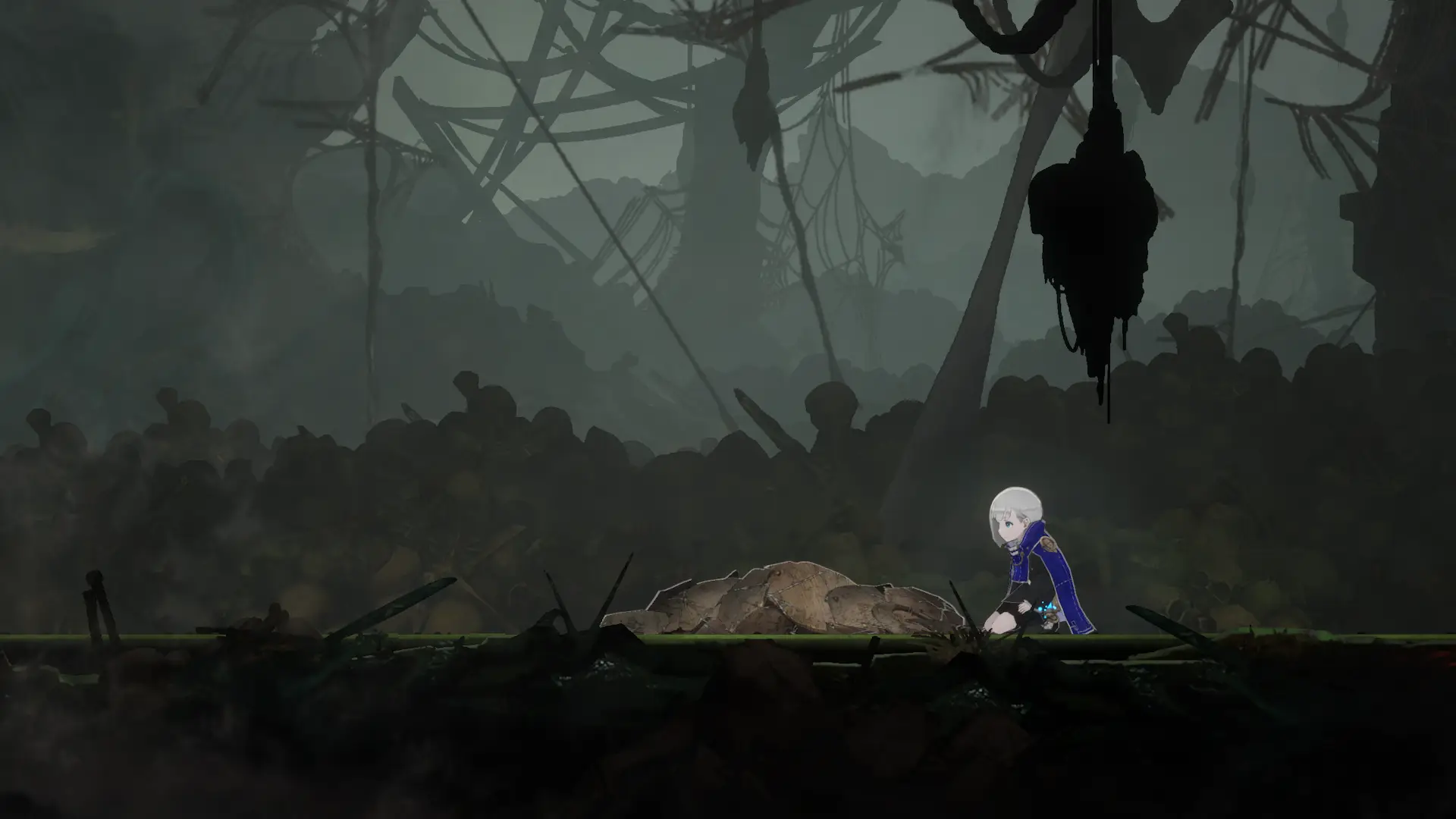 The spider boss with three phases was something I was not exactly expecting and killed me once in the third form
