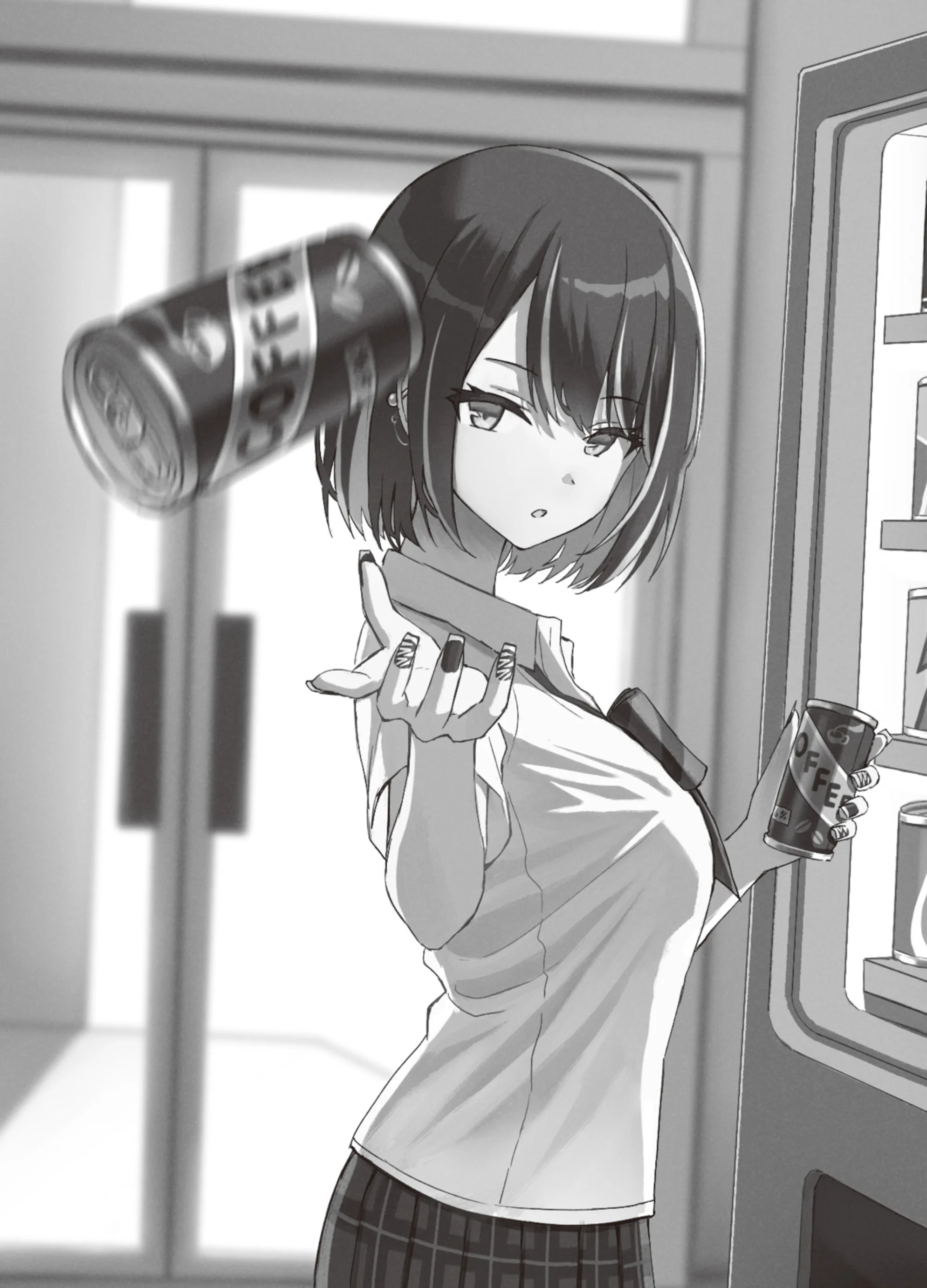 Chika acting as a cupid for the two.