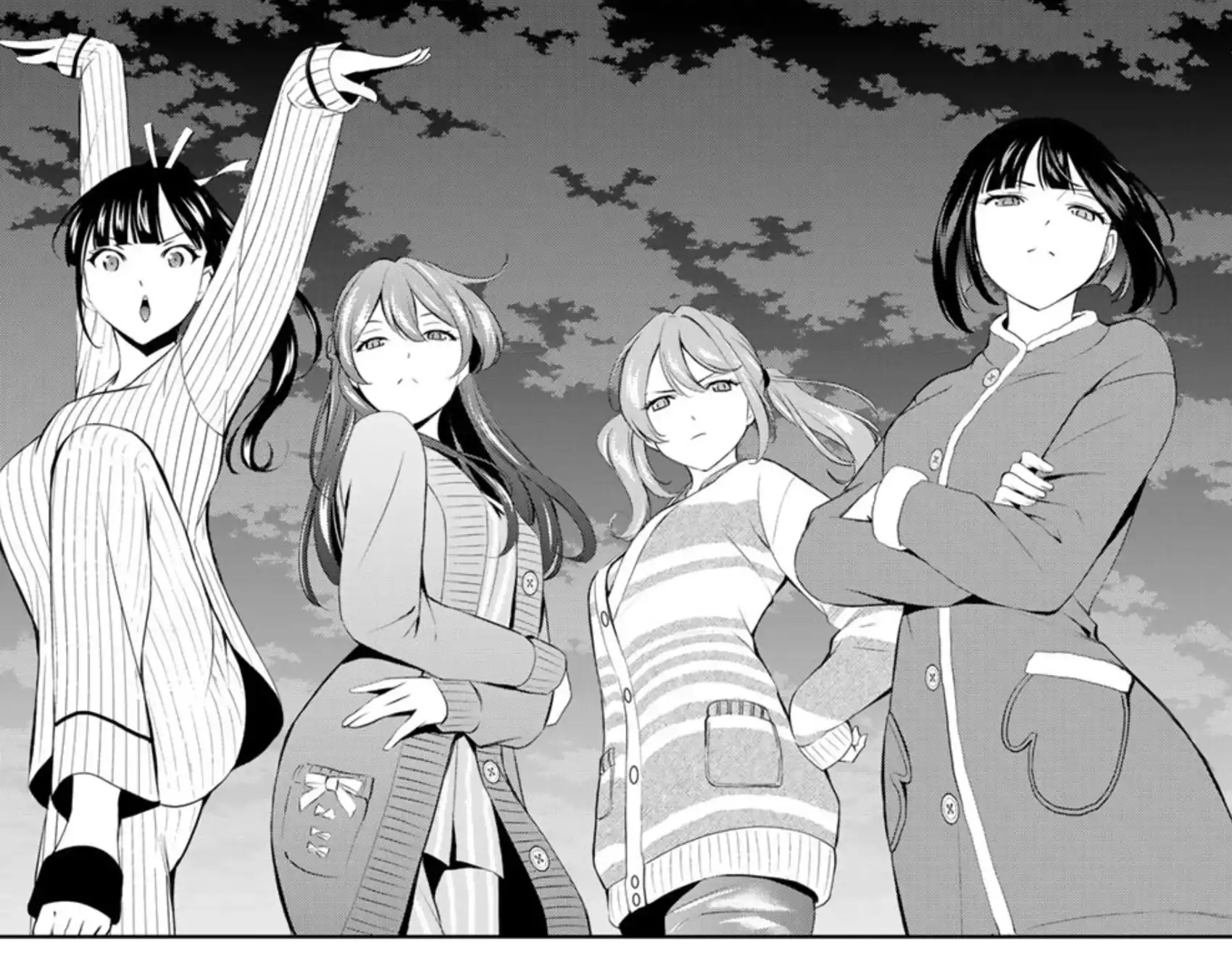 The heroines are serious now, run away! Run away!