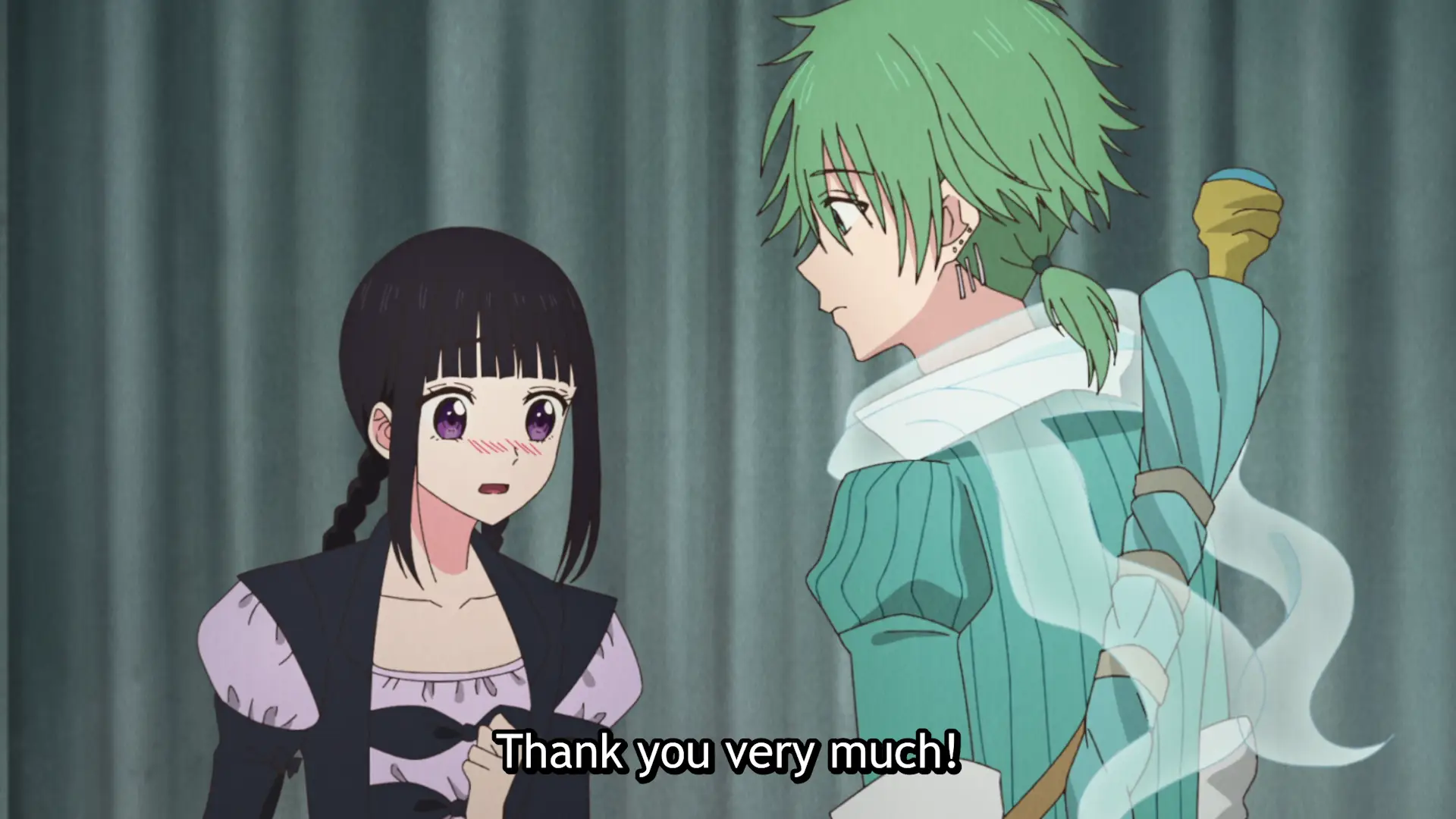 It's the first time that we really see Luna interacting in a friendly way with other magicians aside from the cat one.