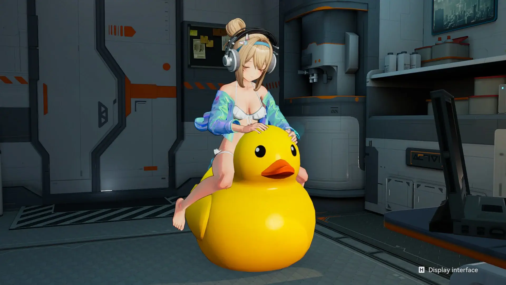 The animation she does when she falls down from the duck is hilarious. Seriously though the character models are really stunning.