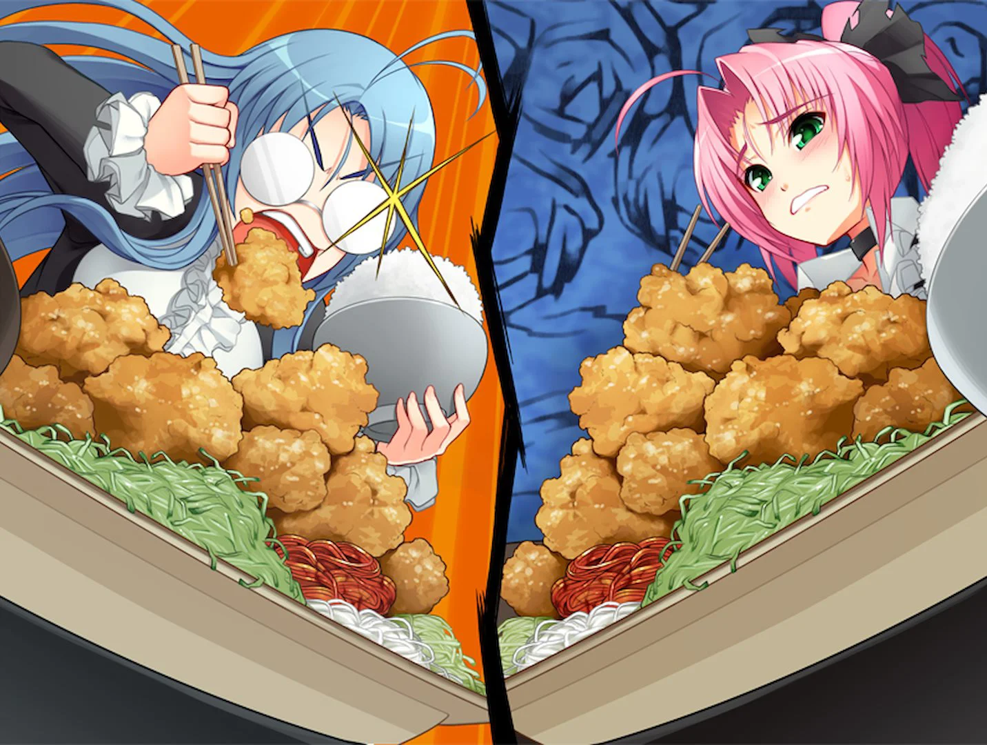 Poor Spica, there's no fighting Garnet when it's about food.