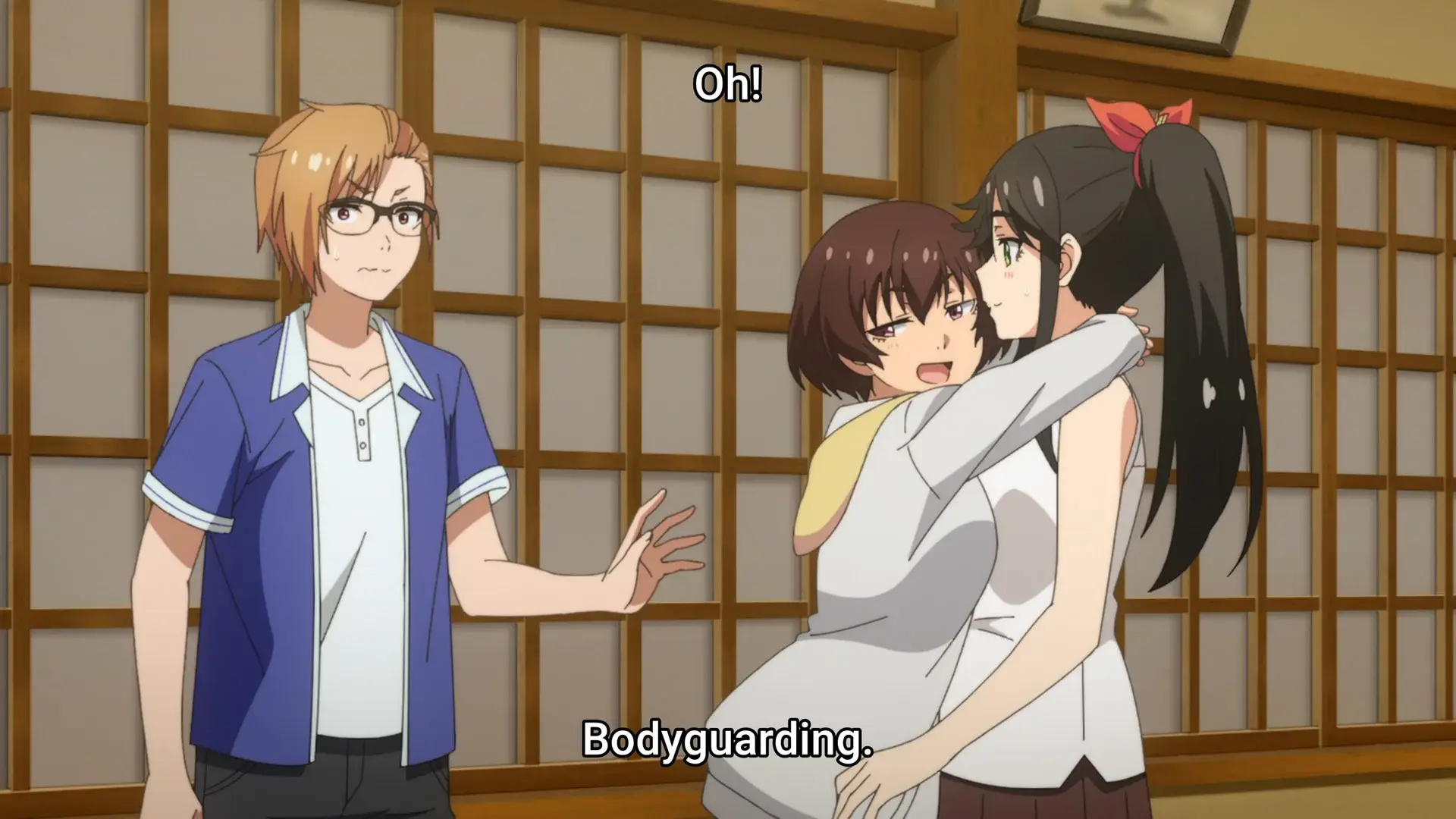 Yes, Kuriru protect Kinme from the evil males. Yuri is the only way!