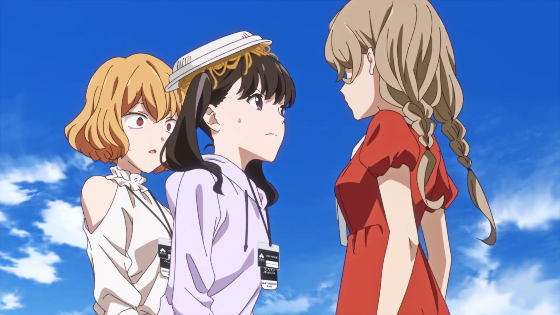 The yuri power of Yuu protecting Tamaki as her wife. Honestly everything was coordinated so perfectly it was hard to not be in awe.