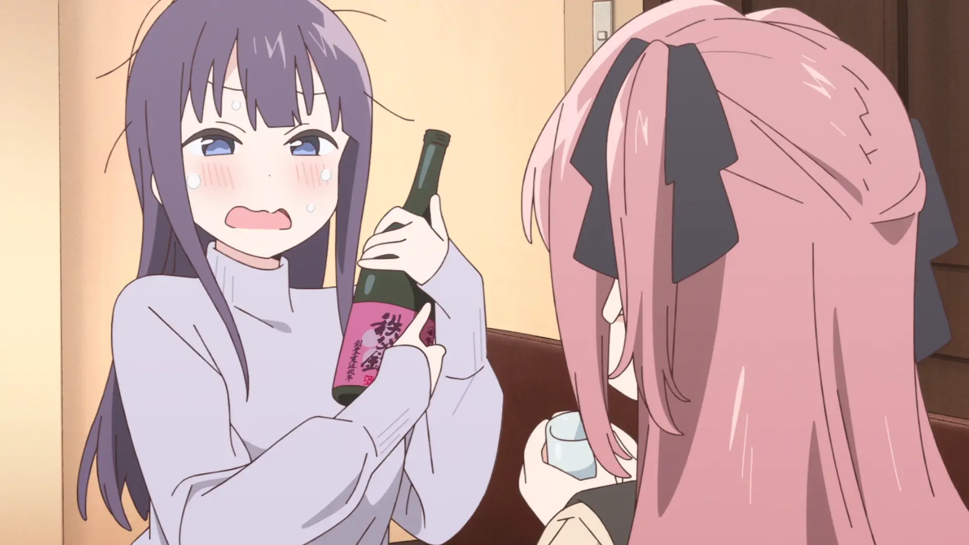 The switch between serious and smart elder to cute girl for Kanade was moe.