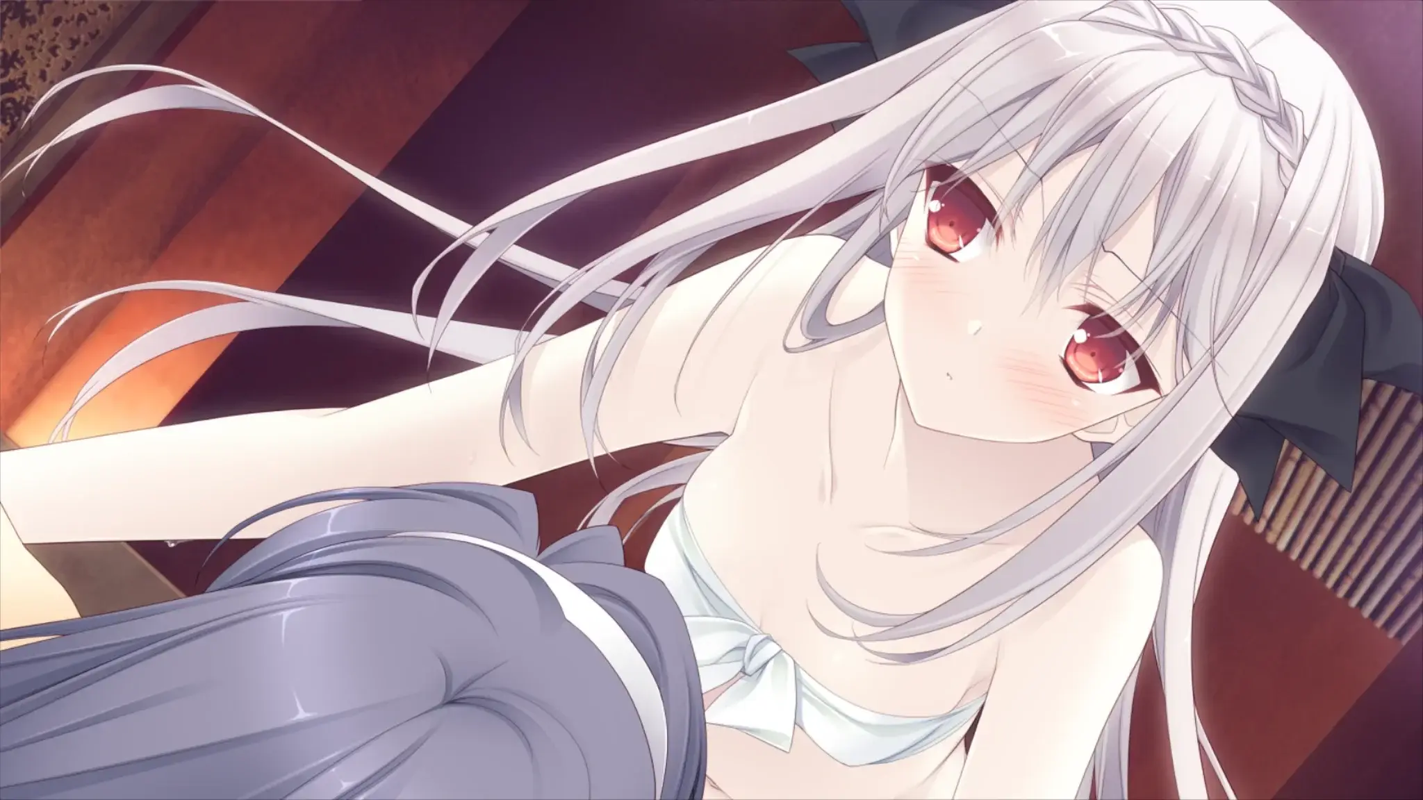 The blushing here is way too adorable. Especially considering she still think Asahi is a girl.