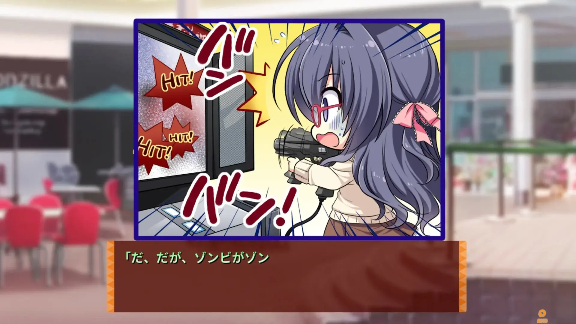 Mari keep shooting, the zombies are coming!