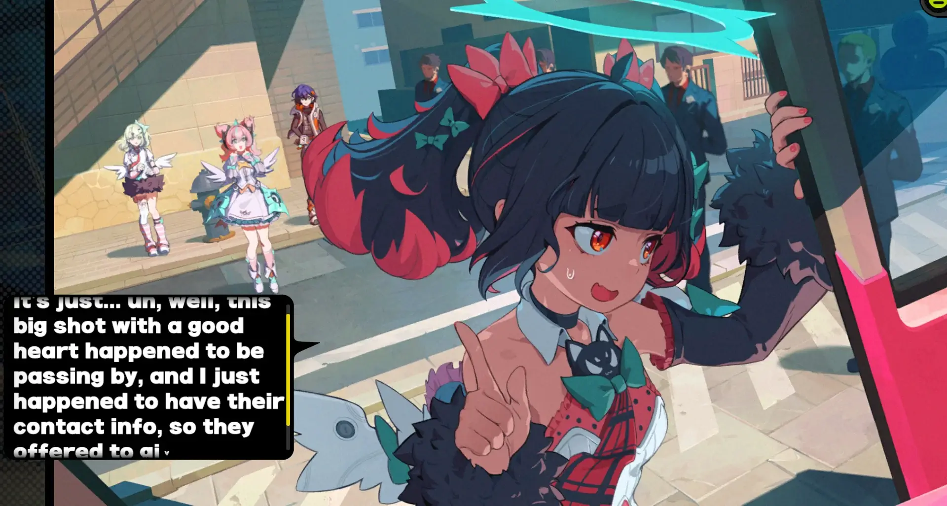 Come on Nangong, just tell them the truth. You must be daughter of someone with lots of money or things just wouldn't match. It's not something to be shy about!