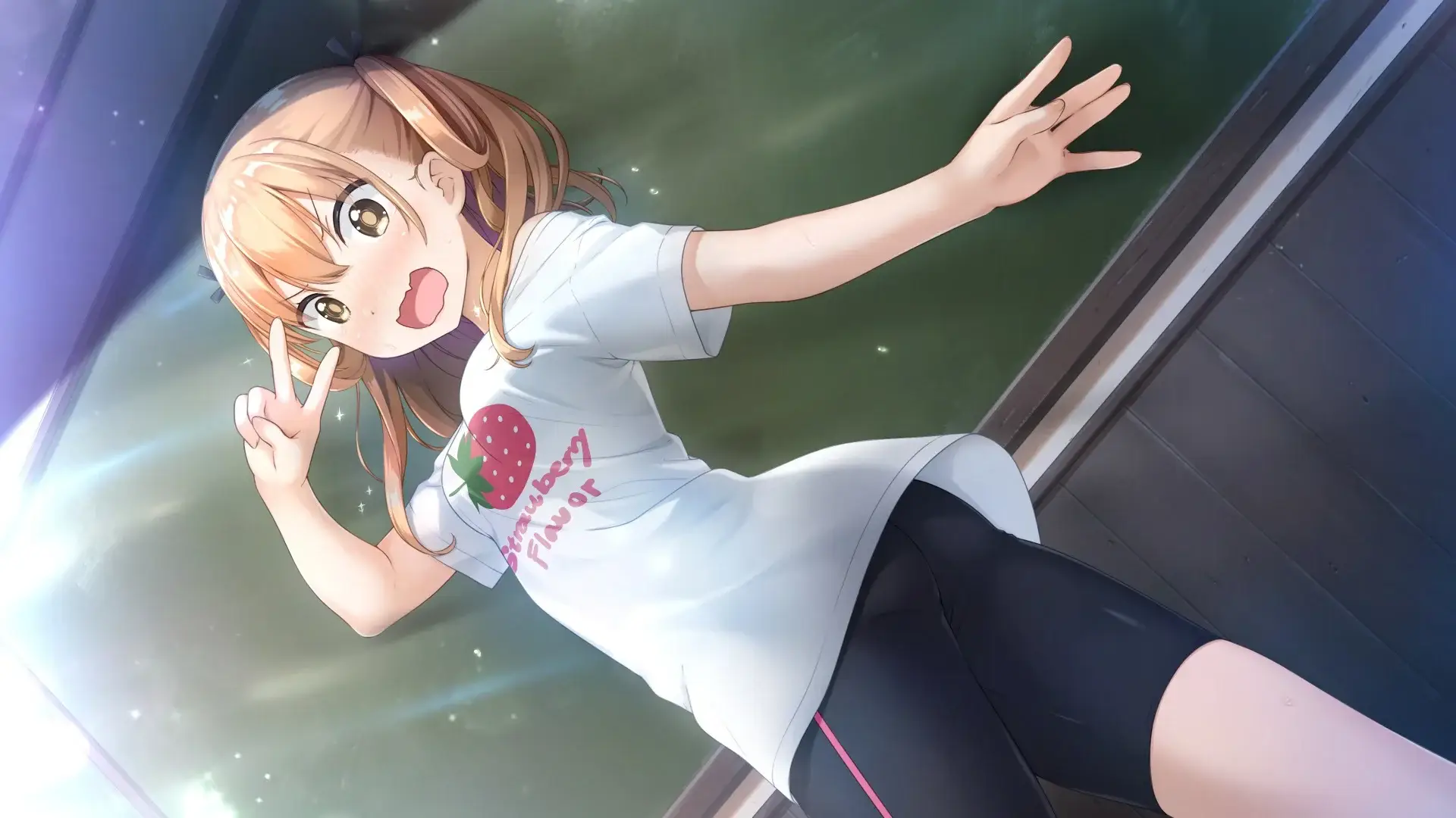 Nice strawberry Kirika, were you training or something?