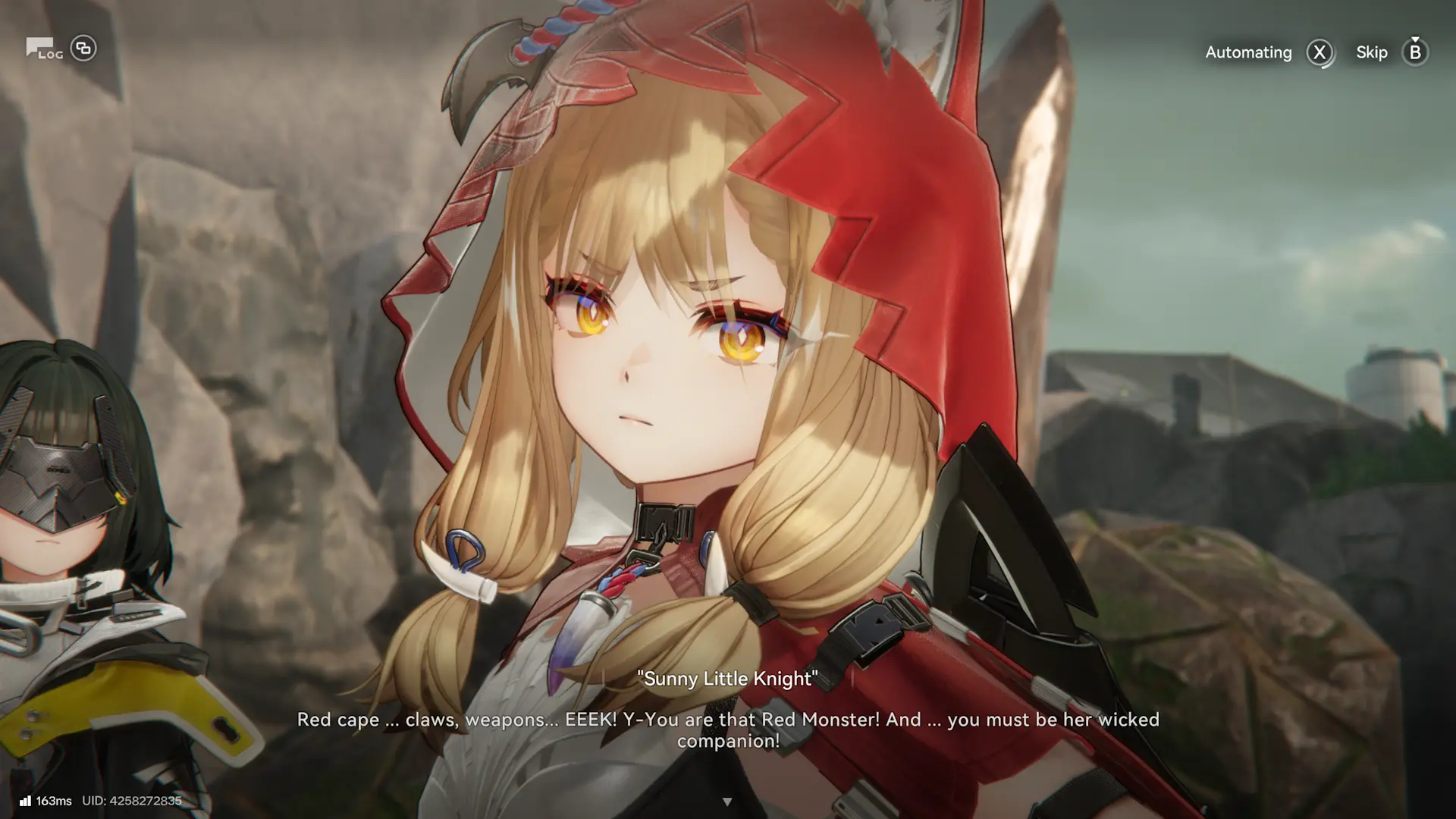 Come on, how can you call Rossi a "red monster"? She's just an adorable cute wolf!