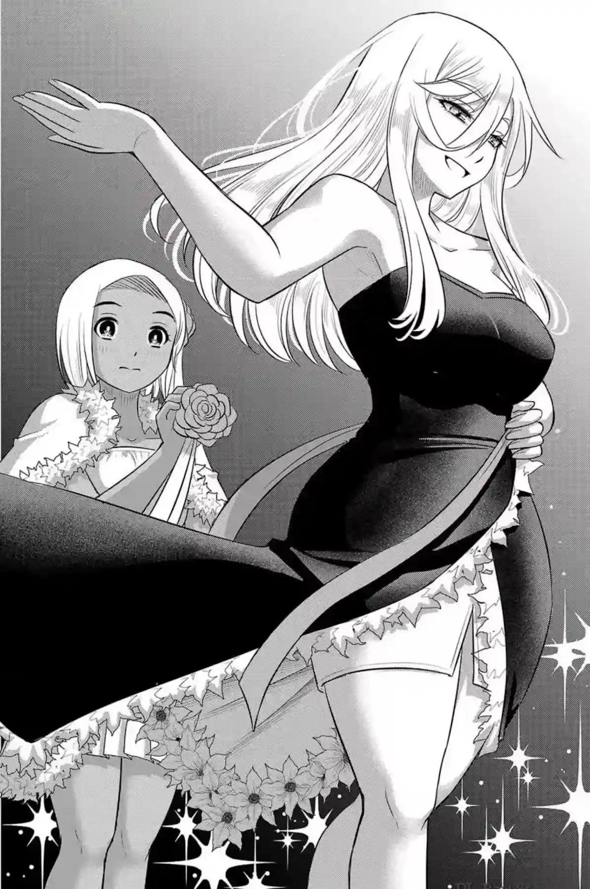 Hanako really look like early 20 here more than her real age. I guess they wanted to make her look more adult I guess?