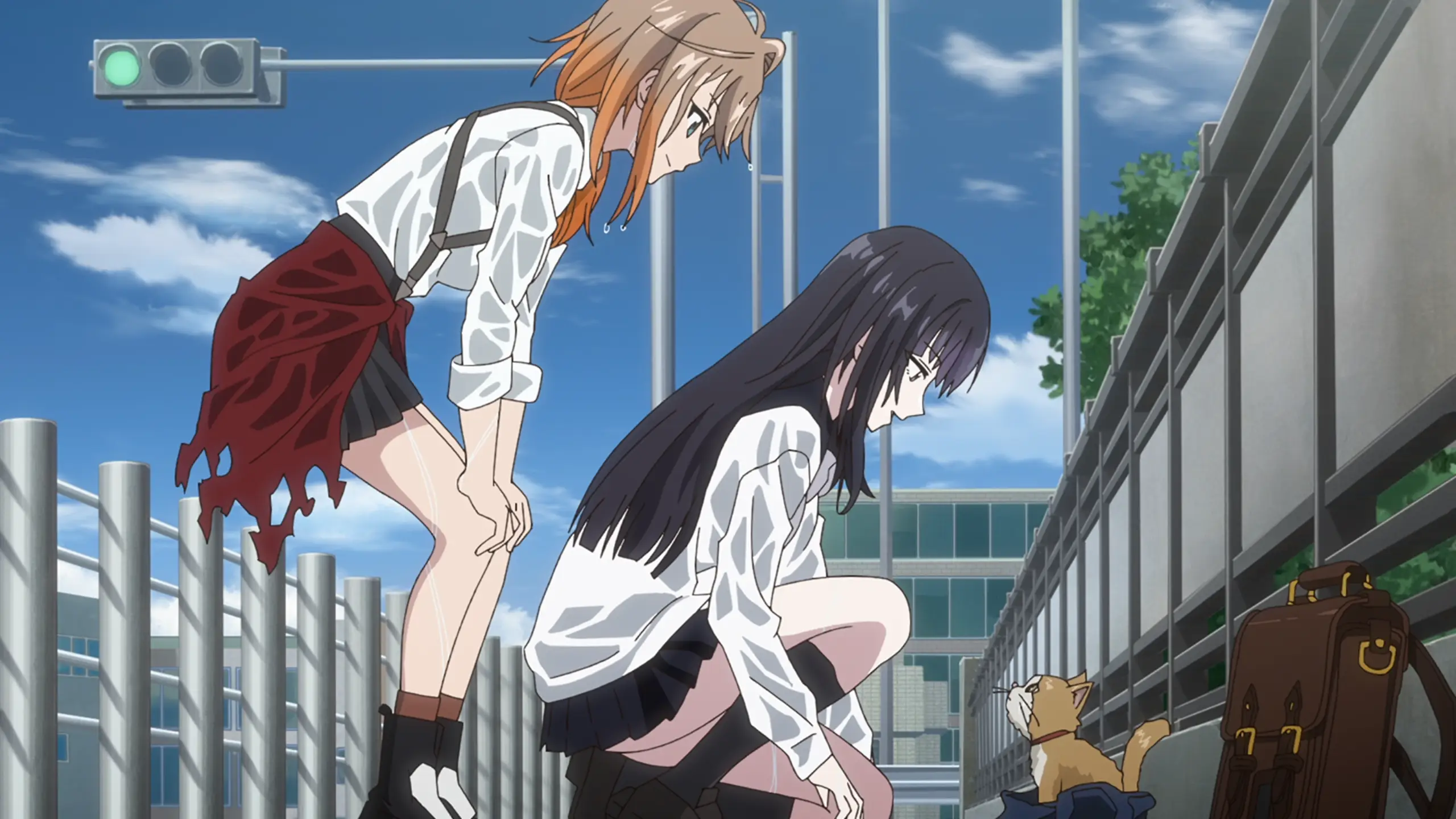 Still, throwing yourself in the water was overly unnecessary Towa. I understand why you did it, but still... you know?