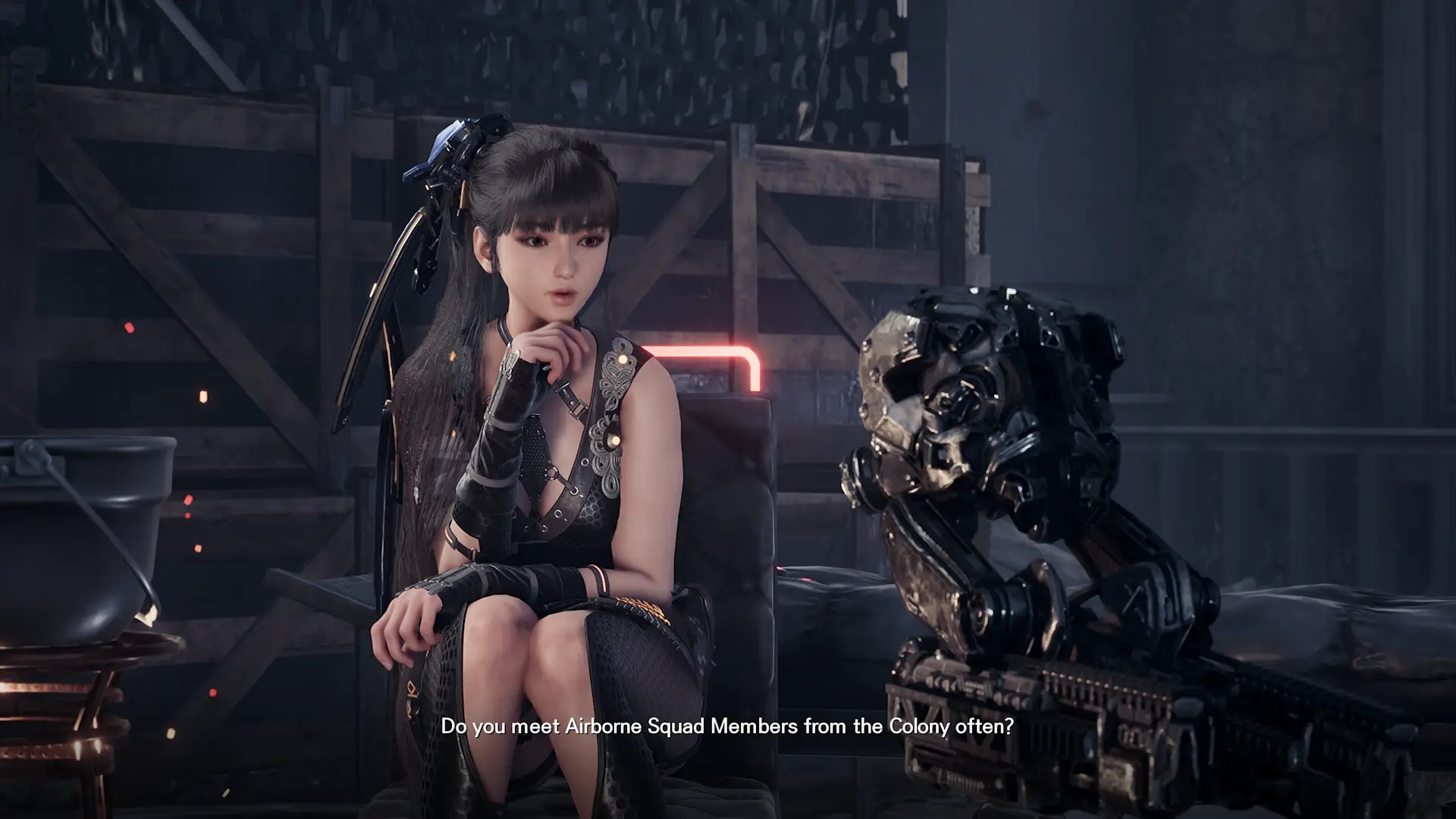 Eve is stunning, that's without any doubts, but I feel like her personality is way too stoic at the beginning. Of course not saying she can't change, plus her ponytail is in the way of...you know.