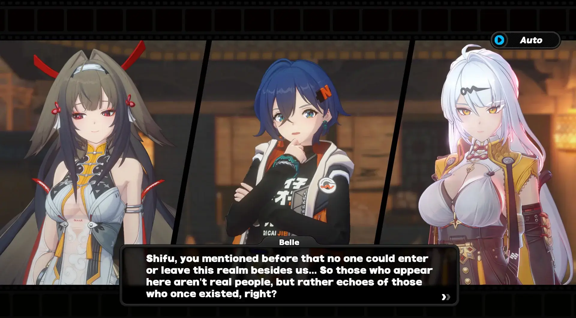 They did reuse the Yixuan design for the mysterious teacher, but I wonder if maybe it's her older sister somehow trapped in the sword? It would make sense logically...