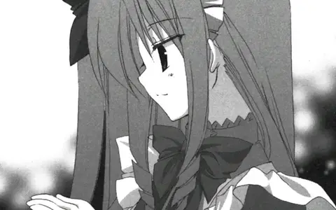 Reika while acting serious is seriously beautiful, here she is looking at the pendant that she cherishes.