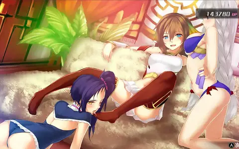 Honestly, this is the CG that remained the most impressed in my mind of the Ar no Surge game. Yuri Ion with Kanon and Ney in a very interesting scene.