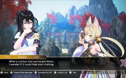 From time to time they devise new ways of training and Tsumugi gets new skills as a result of these small scenes.