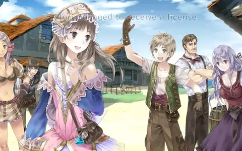 Just a scene with all the Alanya village characters Totori, Gino, Cecilia, Peter and Melvia. It's a peaceful village, but a good one.