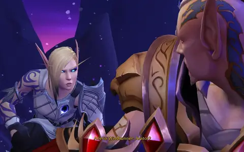 Alleria still looking good here, I wonder if she'll ever become a boss, especially considering the "void" friend she has inside her.