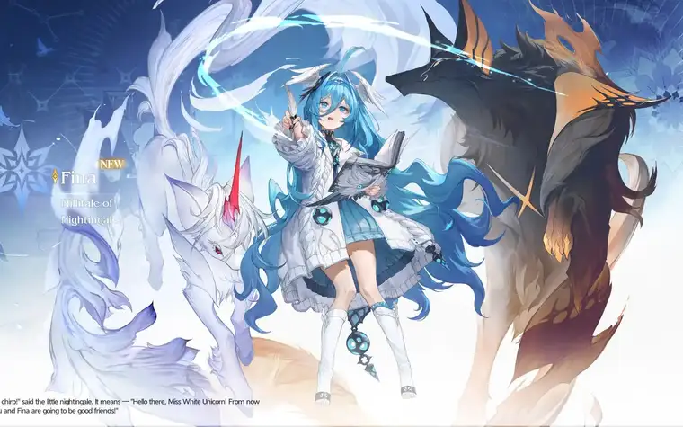 Fina release. She's so cute!