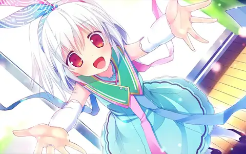 Hitomi had quite a colorful outfit when she first appeared, more "outworld-ish" compared to the normal school outfit.