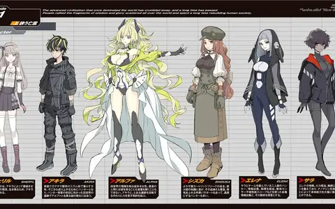 Sheryl, Akira, Alpha, Shizuka, Elena and Sara from the first wave of characters that were introduced in the story.