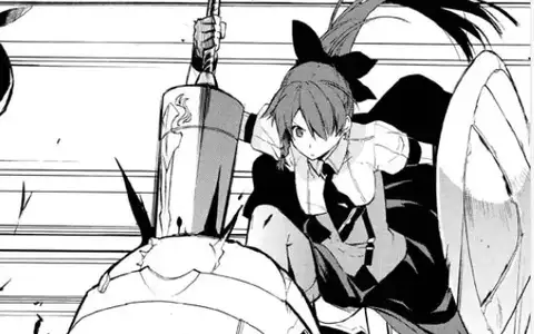 Riko is more on the cool side whenever she is in battle, which creates an even bigger gap with her tastes in manga.