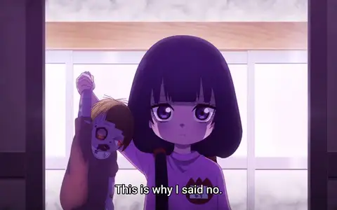 There's no puppet army that can stop Kaya's indomitable powers. She's like nonchalant here showing the defeated puppet.