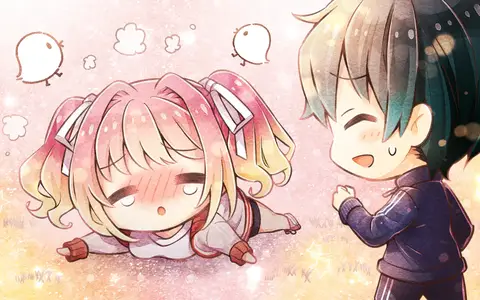 The super deformed CGs are absolutely cute. Just look at poor Sofia, she's trying very hard you know. Help her out!