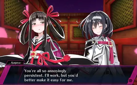 Kaguya want to relax and you force her to actually go out of her room and fight against the Nightmares? That's bad! Let her unwind!