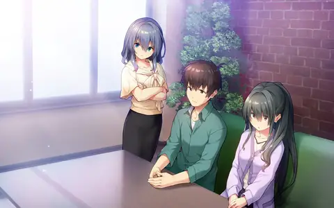 Sayaka giving off the "you don't touch my kids without consequences" aura in defense of protagonist and Ai