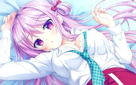 Kaguya showing a more defenseless posture. She harbor a secret when it comes to her tastes in situations. You'll need to play to learn it though.