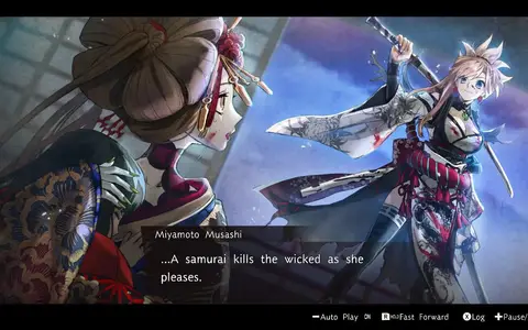 Musashi still being as cool as always in every appearance. She won't give up easily on gathering more beauties.