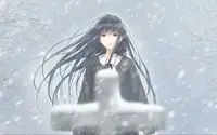 This scene with Suou looking at the grave with the surname of the teacher has been repeated again as that was the important reveal at the ending of the previous visual novel.