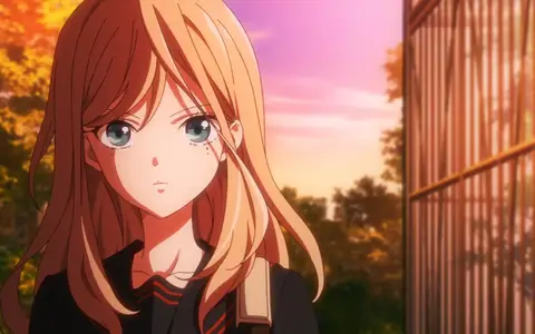 Mio normal face is absolutely stunning, like a beautiful girl among the beautiful girls. The problem is that...