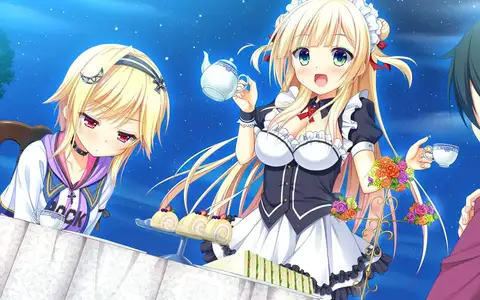 You can feel how out of place Ria feels with Sylvi acting as a maid for the two. You're a princess girl, what are you doing?!