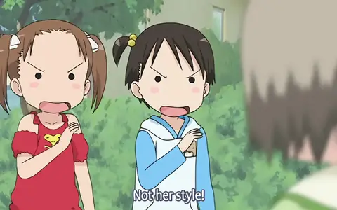 The few moments where Miu and Chika actually connect and end up reacting in the exact same way. They're rare, but they exist.