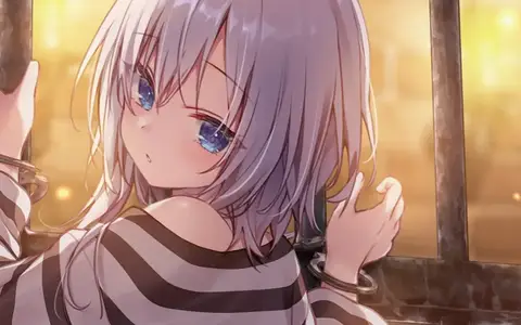 Himeji is in jail and I'm having bad thoughts about it in general. Joking aside, she looks stunning even in full prisoner outfit.