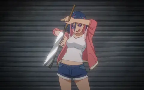 Aki posing with weapons will never got old, just look how good she looks. Absolutely main heroine material!