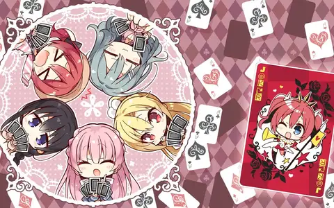 The eye catches of RIDDLE JOKER were extremely nice to see. Each girl got their own special card shown. In this case it was Mibu Chisaki.