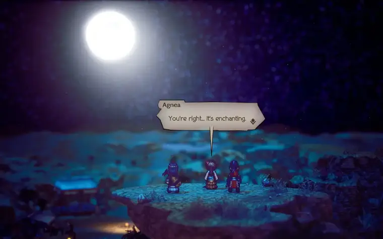 Quite a great view from here. The moon is really beautiful Agnea