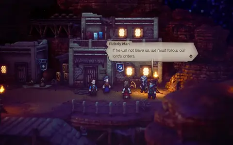 They almost seemed possessed with their words repeating small sentences and all. You know, the classic stereotypical crazy villagers you see often in movies.
