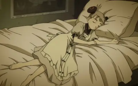 Alvis E. Hamilton sleeping in her bed. She was honestly an underutilized character in the series, she served as a key for a lot, but she never actually influenced much.