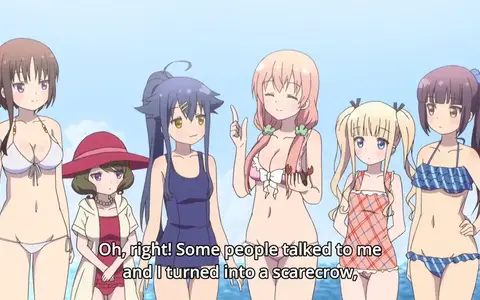 Hagino Chiaki, Hiiragi Mayuki, Nakajima Yua, Natsukawa Kuina, Sakuragi Hinako and Kuroyanagi Ruriko in swimsuit!