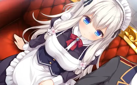 Maid Yua was hilarious, she was trying to be less tsun toward Tsubame and her thought was "what if I put myself in a situation where I'm forced to?". Adorable!