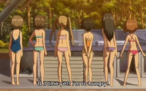 Why the angle? Of course it's about fanservice, this episode was full of it and it's a must watch really.