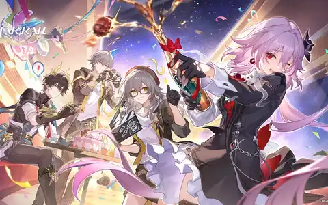 New Year Art from the official Star Rail team.