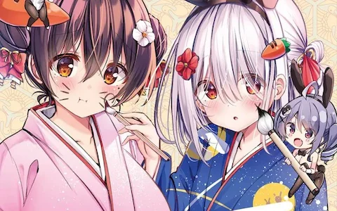 New year bunnies Shizuku and Kokona!