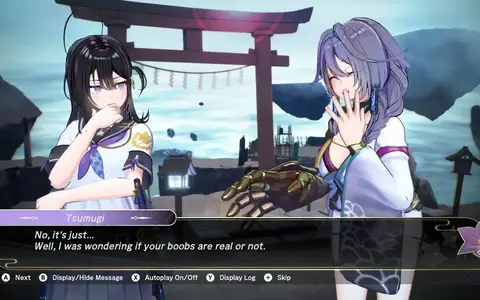 Tsumugi sometimes comes with those straight lines that makes you wonder, "what the hell is she thinking?", but then again she's adorable.