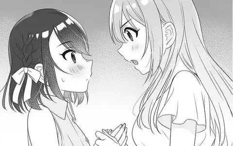 Friendship is blossoming, or maybe simply yuri? Chika and Yumiko always dance on the edge between the two.